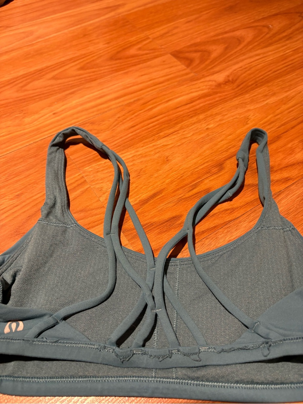 lululemon athletica Strappy Scoop Sports Bra - Slate Blue - Picture 5 of 8